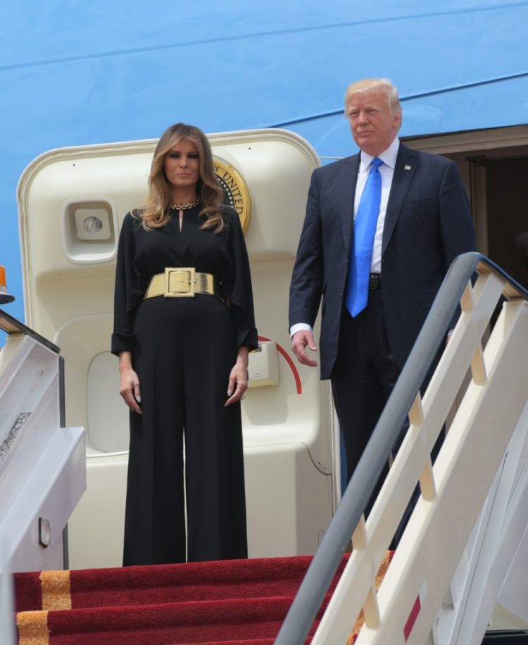 Melania Trump outfit in S.A