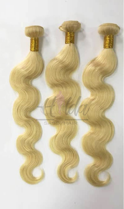 613# Blonde human hair