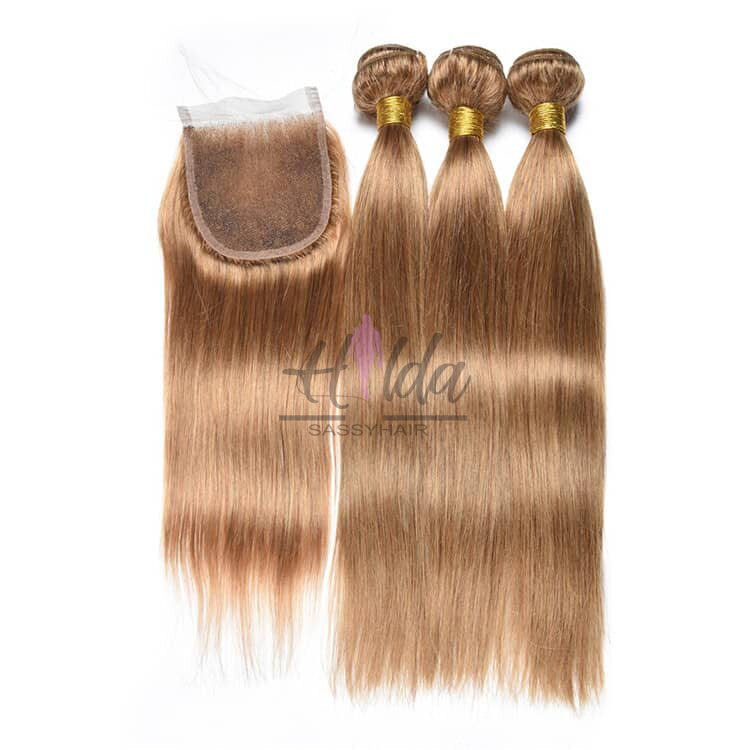 HONEY BLONDE HUMAN HAIR