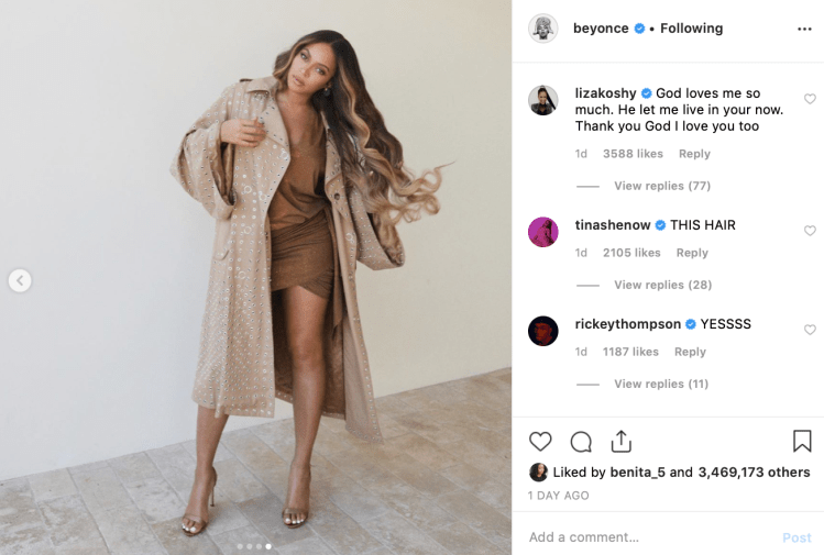 Lovely natural hair color