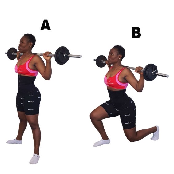 BARBELL SPLIT SQUAT 
