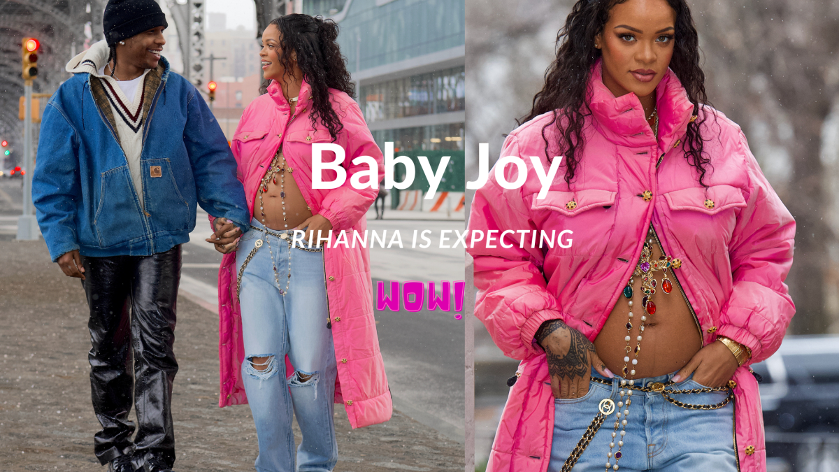 Rihanna Shows Off Her Baby&nbsp;Bump